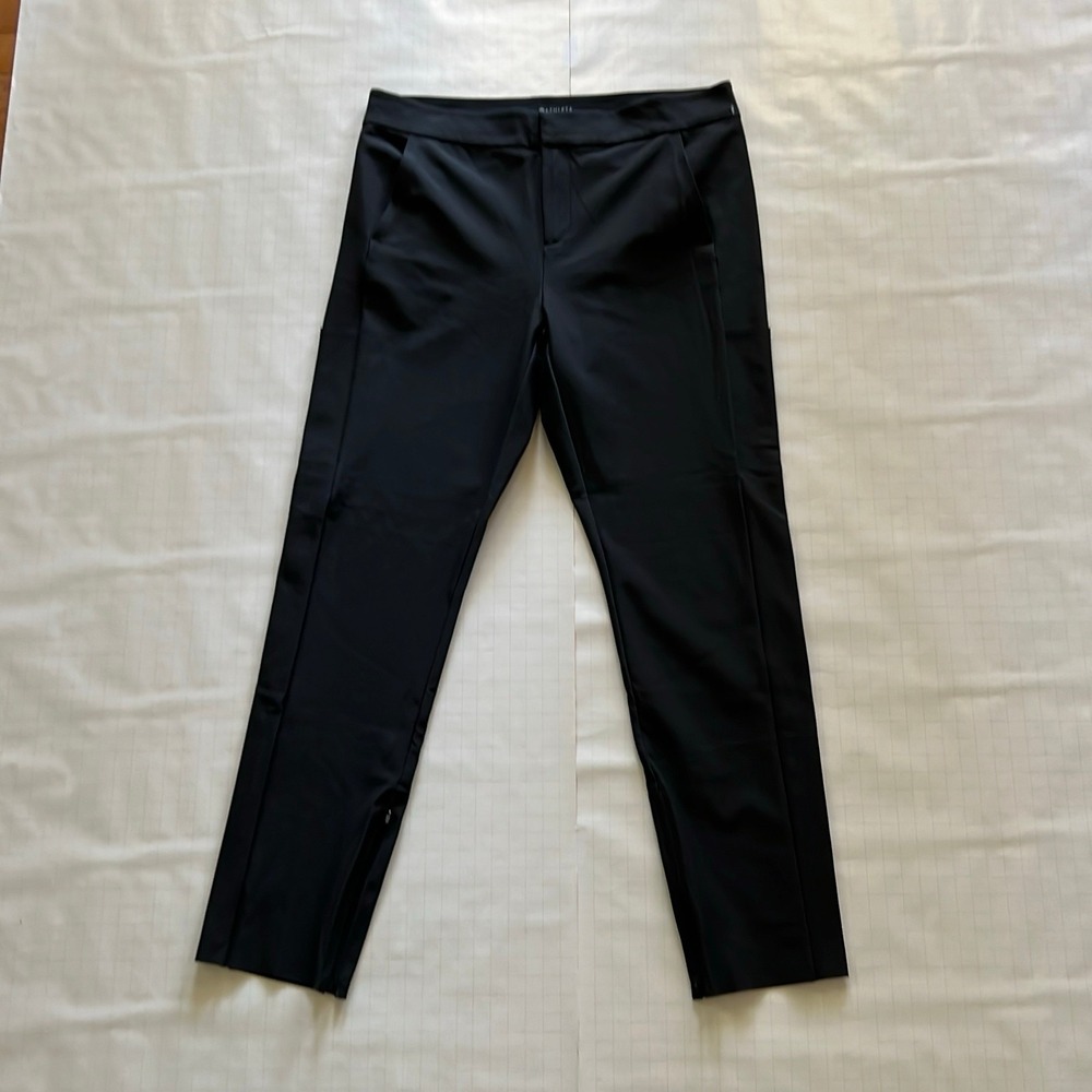 Athleta Endless High Rise Ankle Pants Women's Size 16T Black Straight Leg